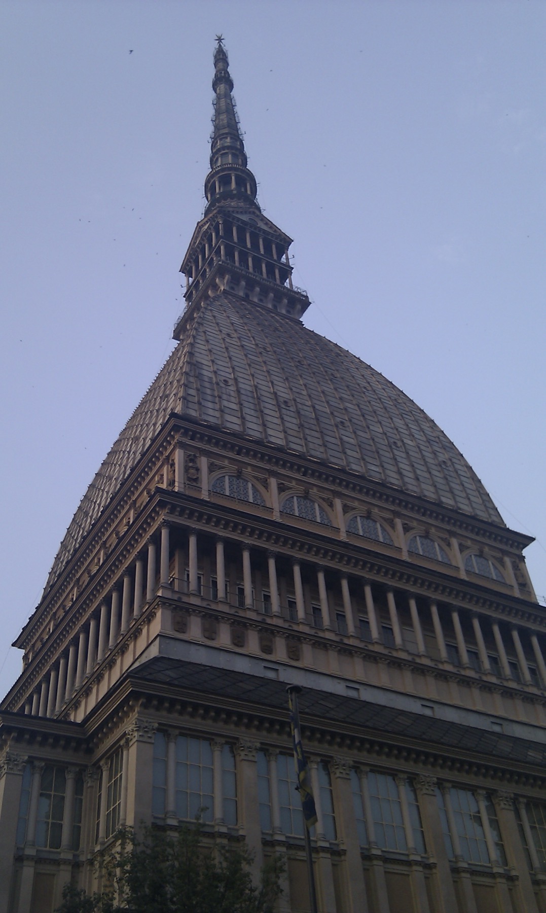 A Torino street seen from below