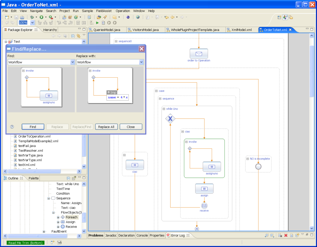 Whole Platform - Graphical Language