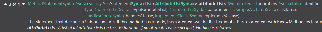 The proper method to add list of parameters