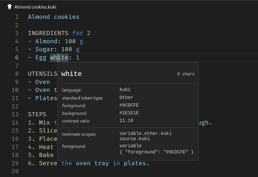 Syntactic Highlighting
