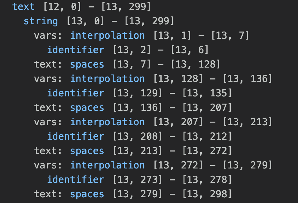 Tree-sitter generates multiple lexer tokens for subsequent tokens of the same type
