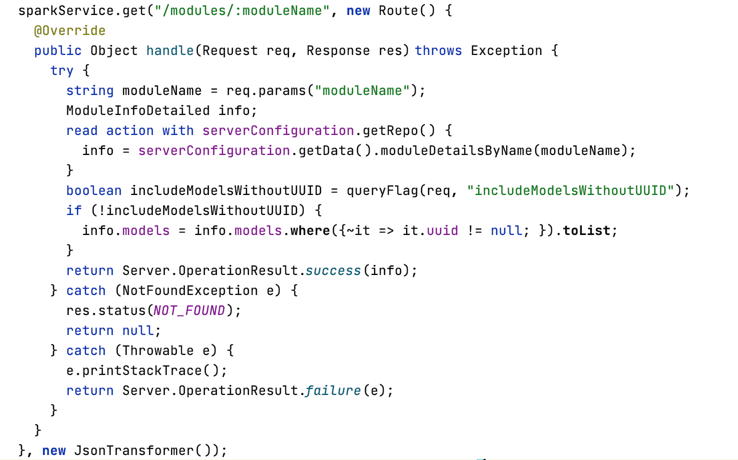 Design of MPSServer: a request is served by calling an internal MPS API
