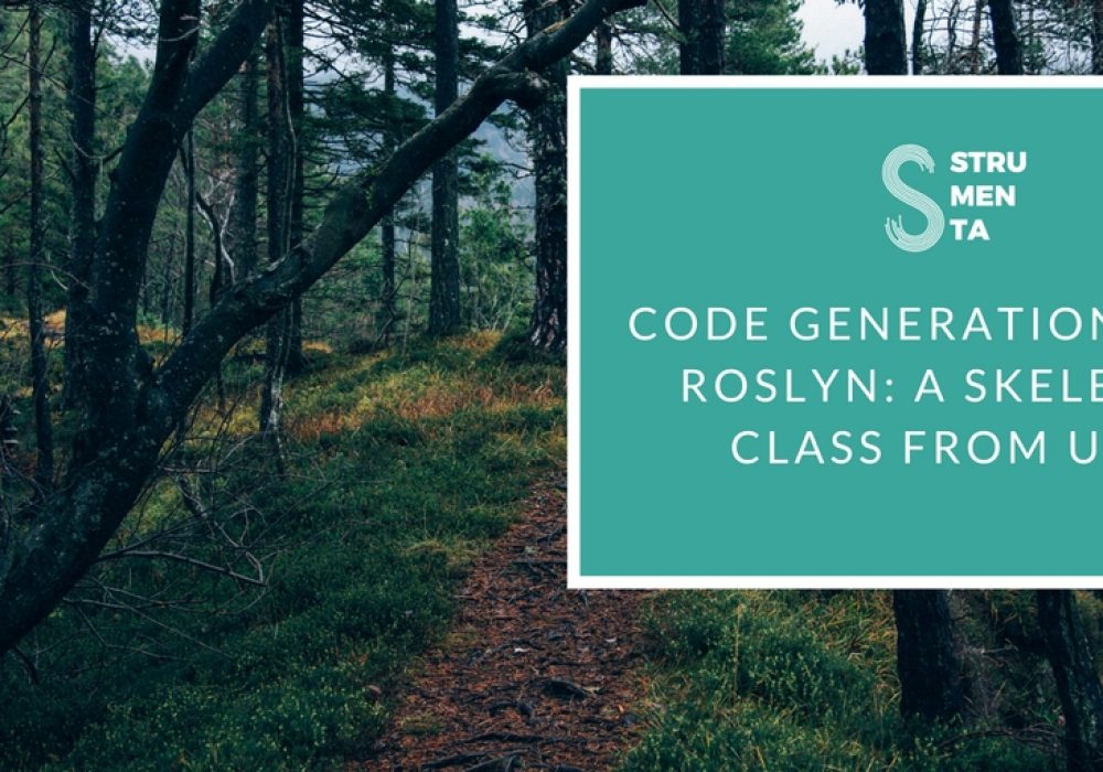 Code Generation with Roslyn: a Skeleton Class from UML