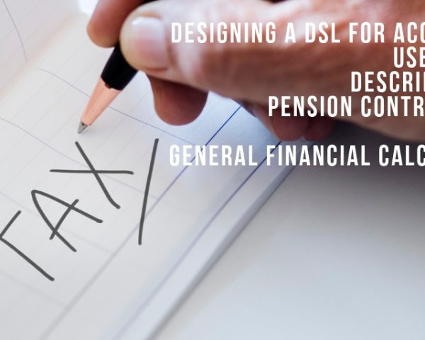 Designing a DSL for accounting