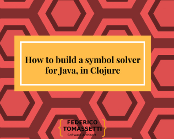 How to build a symbol solver for Java, in Clojure