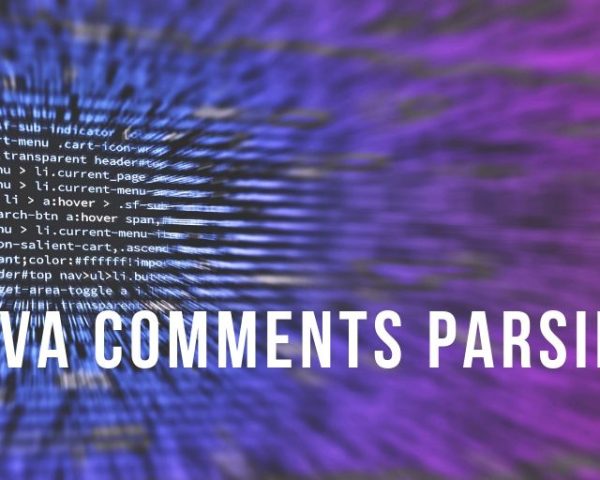 Java comments parsing