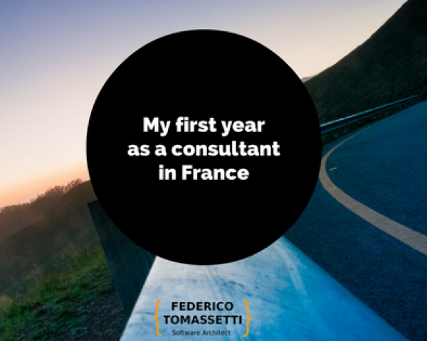 My first year as a consultant in France