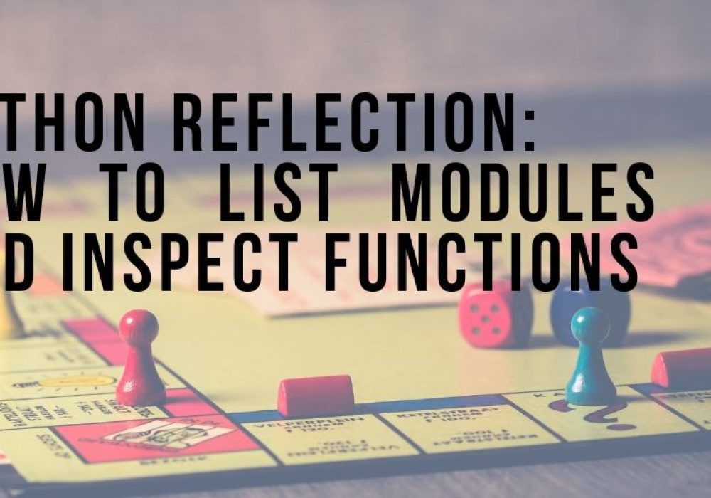Python reflection_ how to list modules