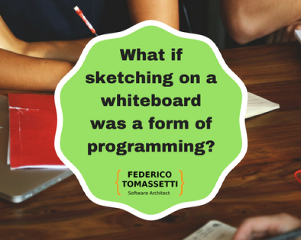 What if sketching on a whiteboard was a form of programming_