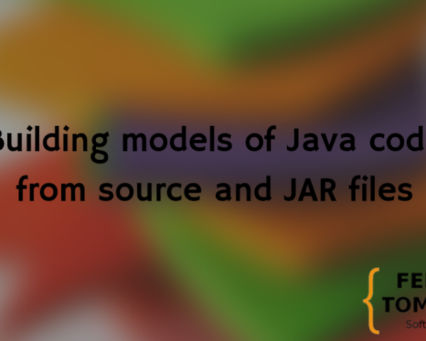 Building models of Java code from source and JAR files