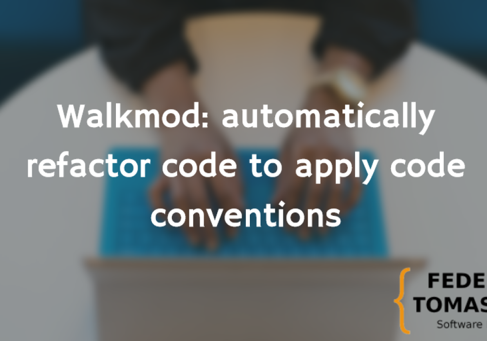 Walkmod: automatically refactor code to apply code conventions